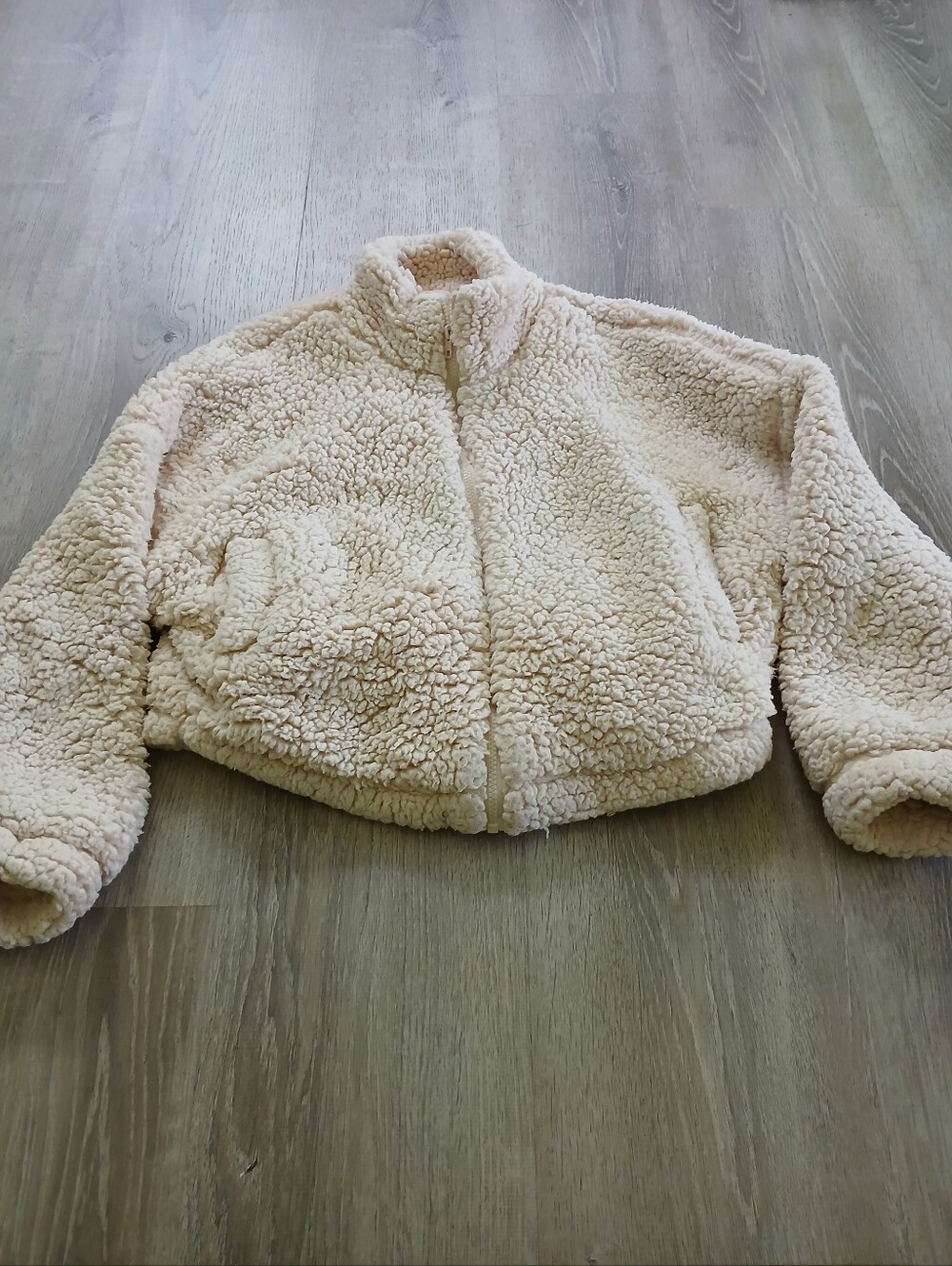 Harper Heritage Cozy Cream Sherpa Jacket - Women's Zip Front